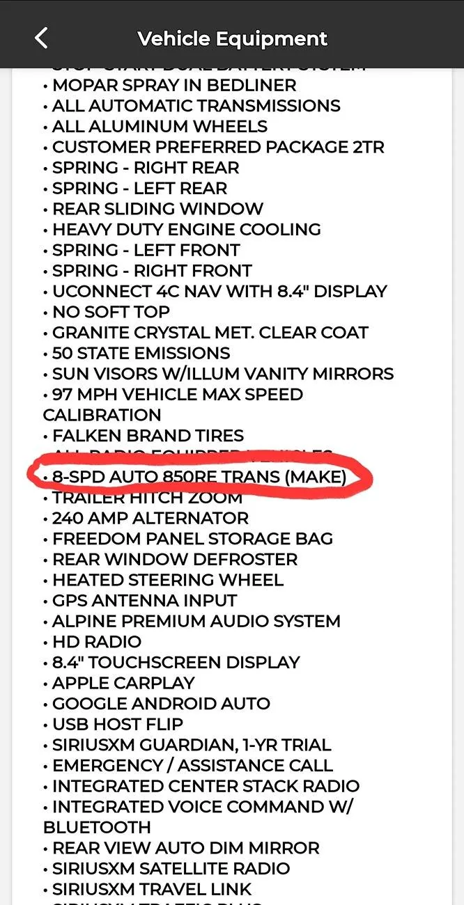 Jeep Gladiator If its lifetime fluid why is this needed? Screenshot_20250217_125544_J
