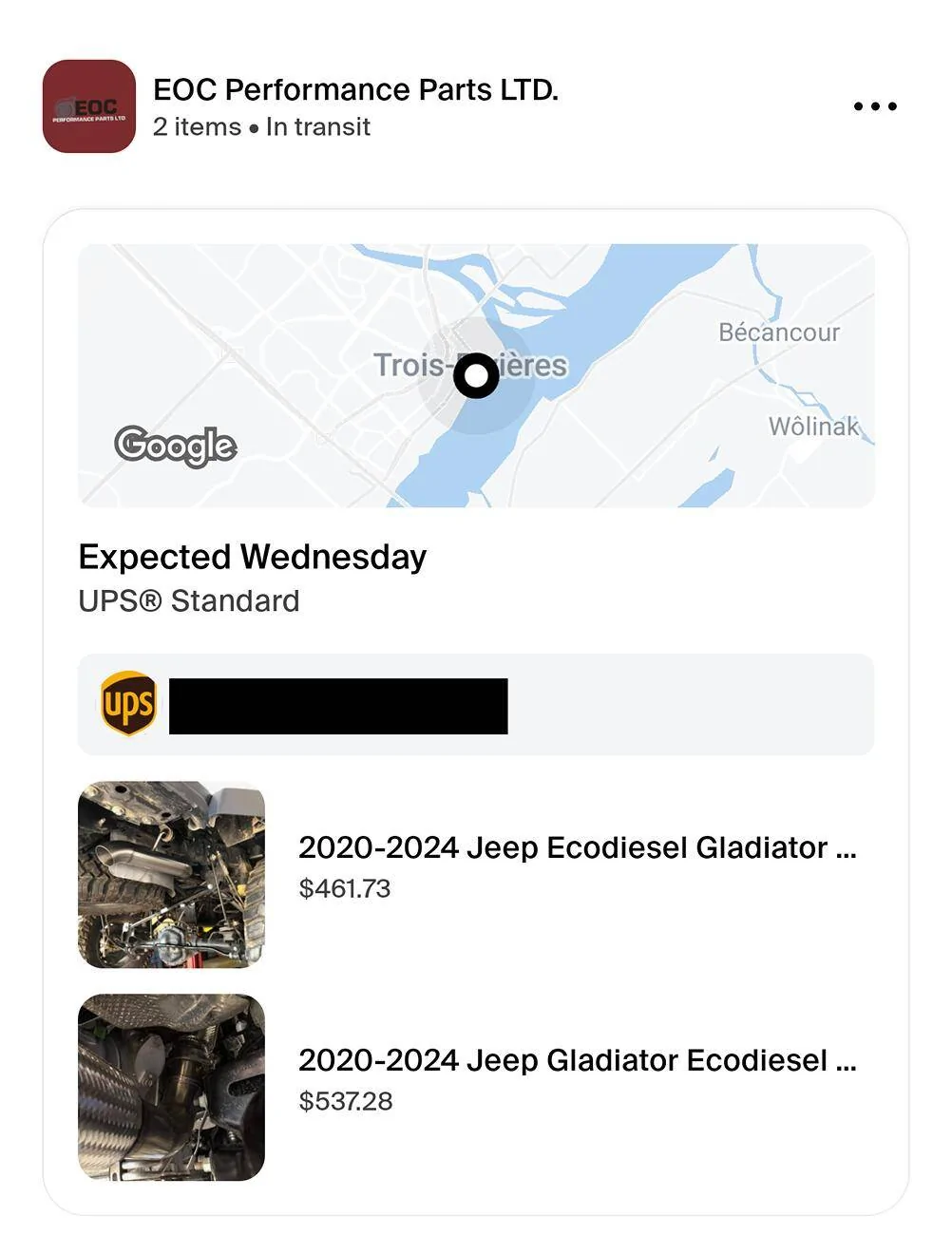 Jeep Gladiator What do u have coming in the mail? Screenshot_20250220-181216