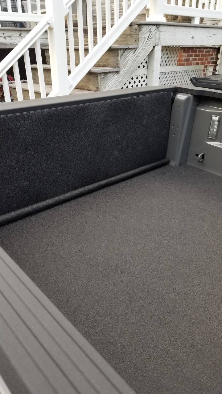 Jeep Gladiator Alternate liner to BedRug Bedrug Impact bed mat & tailgage mat. installed 2 5-25-22
