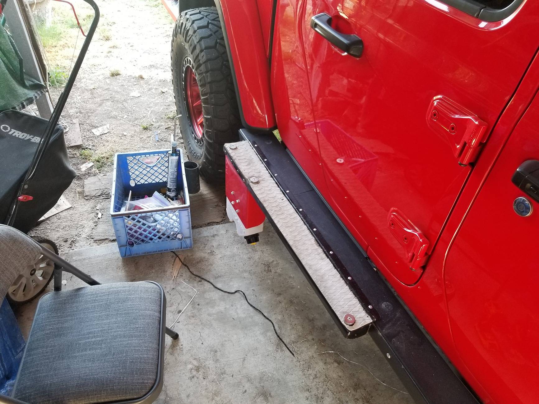 Jeep Gladiator Running boards 20220721_084500