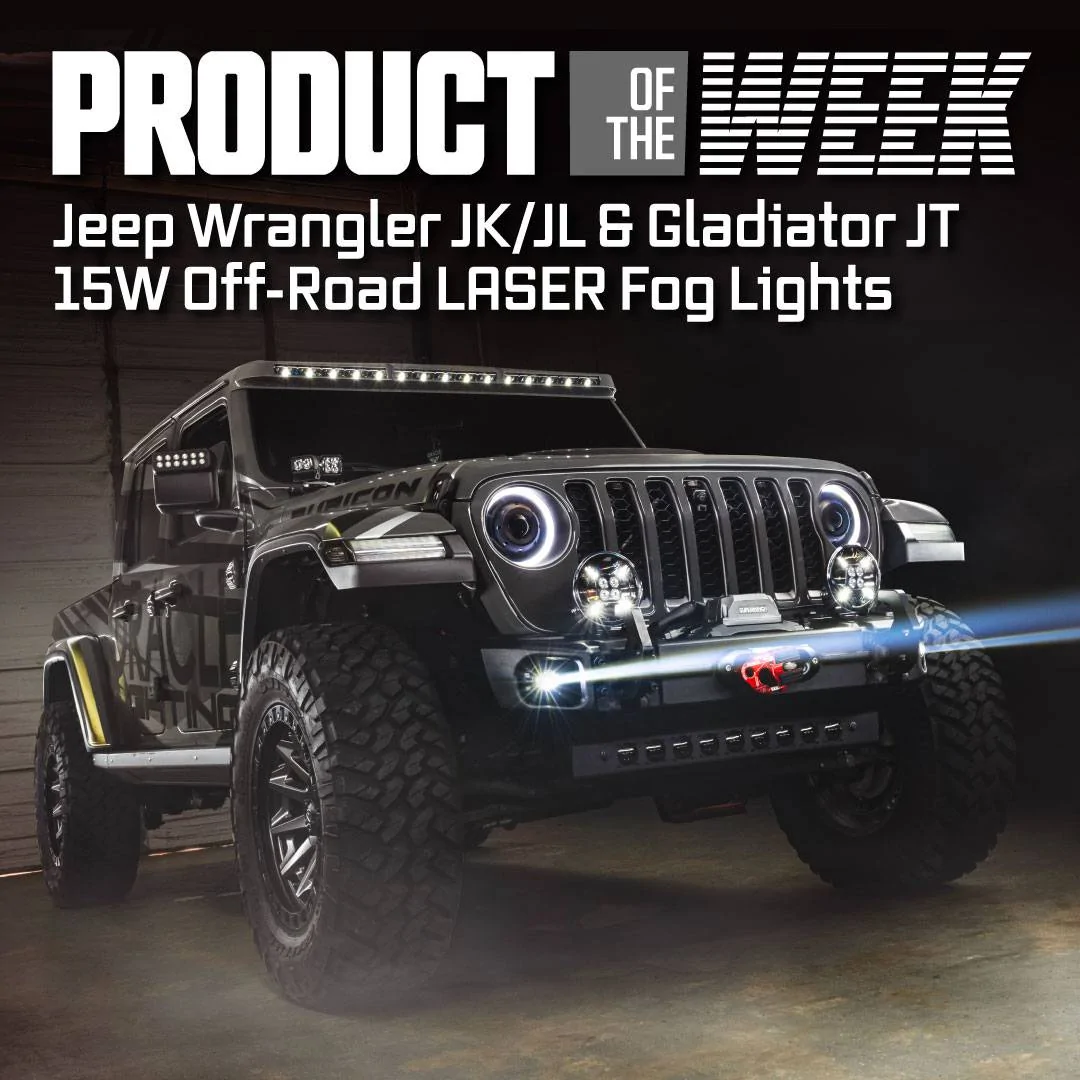 Jeep Gladiator 🔥 Product of the Week: ORACLE Lighting Jeep Laser Off-Road Fog Lights 🔥 POTW-5930-social