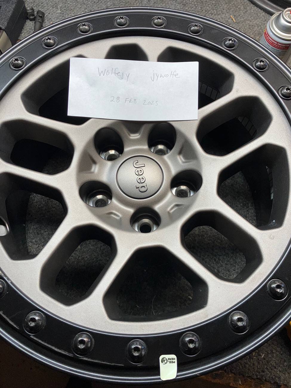 Jeep Gladiator (Reduced) - Mopar 17x8 Beadlock Wheel x 1 $275 pickup or will ship FEDEX actual cost IMG_6145