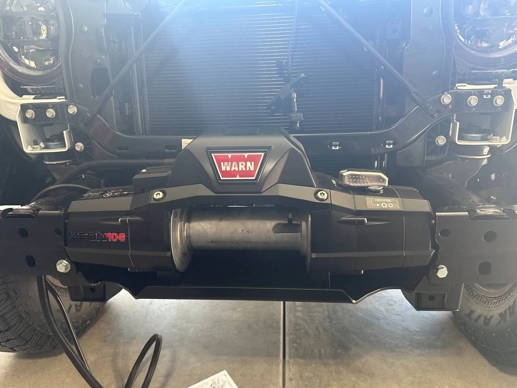 Jeep Gladiator Warn 10/S,  Bulldog Winch plate, OE Steel bumper fitment issues Frame horns don