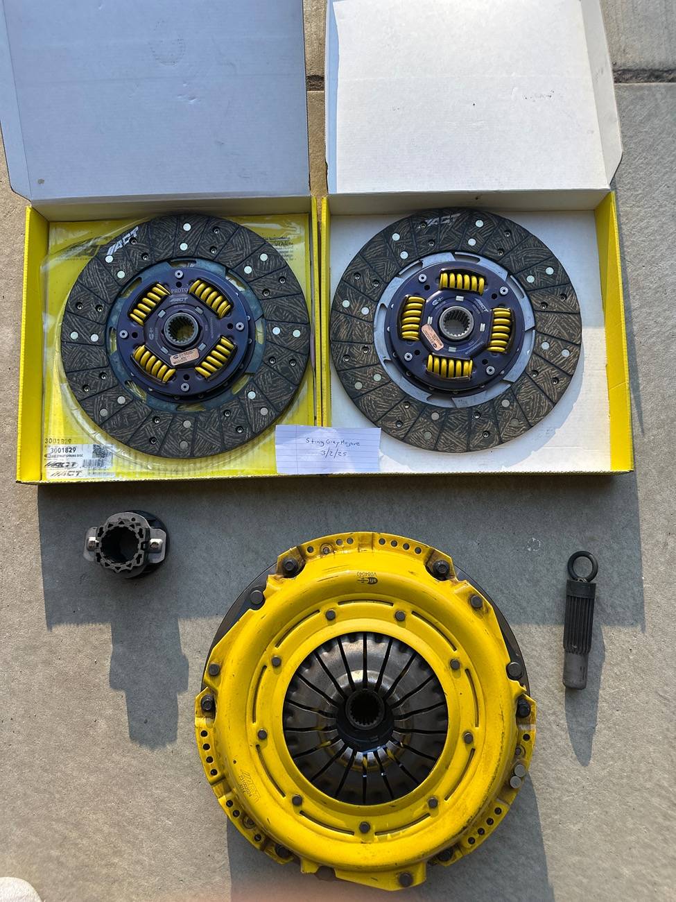Jeep Gladiator ACT clutch JP6-HDSS with (2) new in box clutch disks $500 image