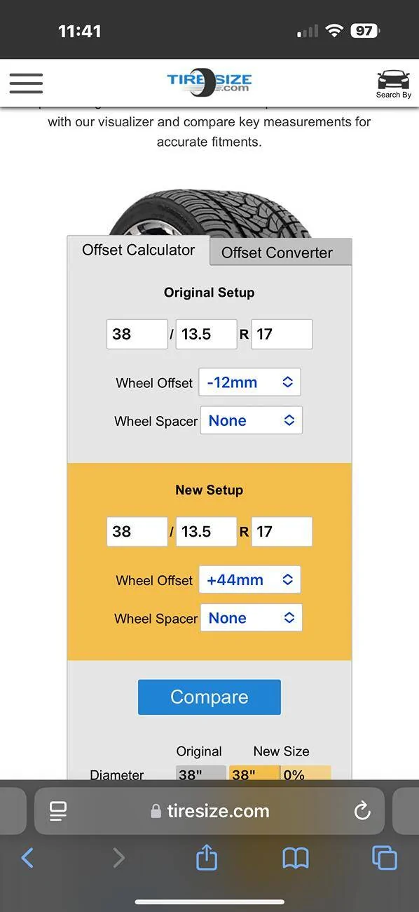Jeep Gladiator Dropping Wheels from 22 to 17... Need Offset Help IMG_0550
