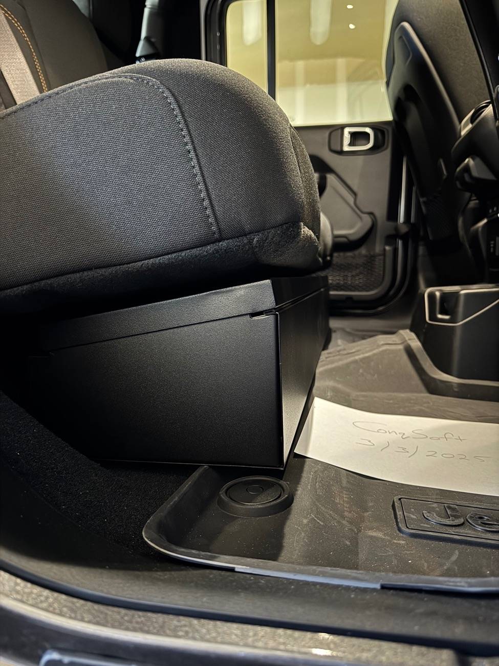Jeep Gladiator Tuffy Underseat Steel Lock Box - Full Width IMG_5707