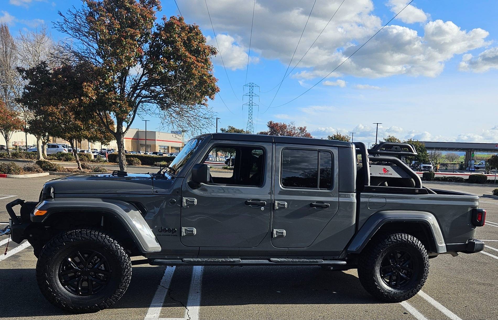 Jeep Gladiator Will 35" tires fit on a 2.5" leveled 2022 without spacers fit on stock gloss black 17" x 7.5" rims 20250303_155655