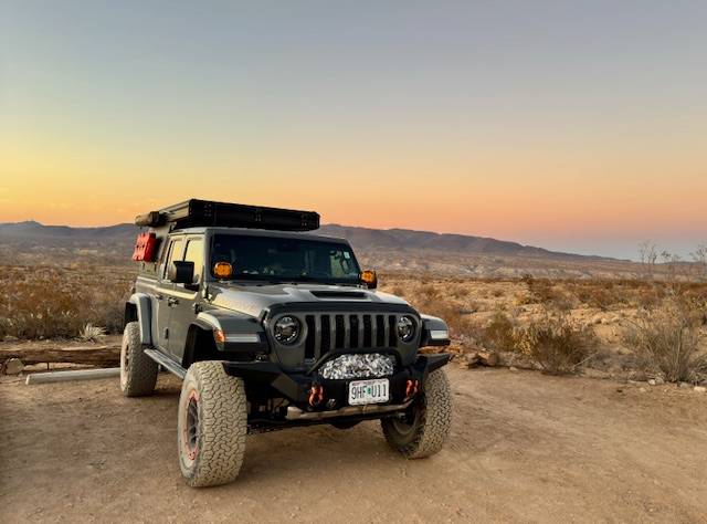 Jeep Gladiator Gladiator Glamour Shots Sunset Big Bend