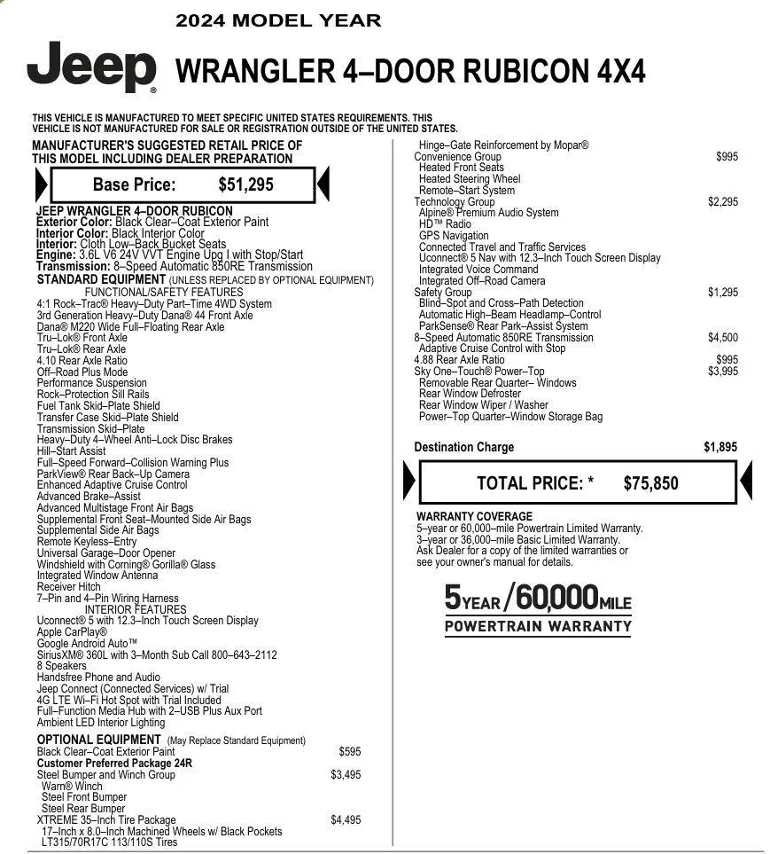 Jeep Gladiator Looking at this Gladiator, need help deciding! Screenshot 2025-03-05 222314