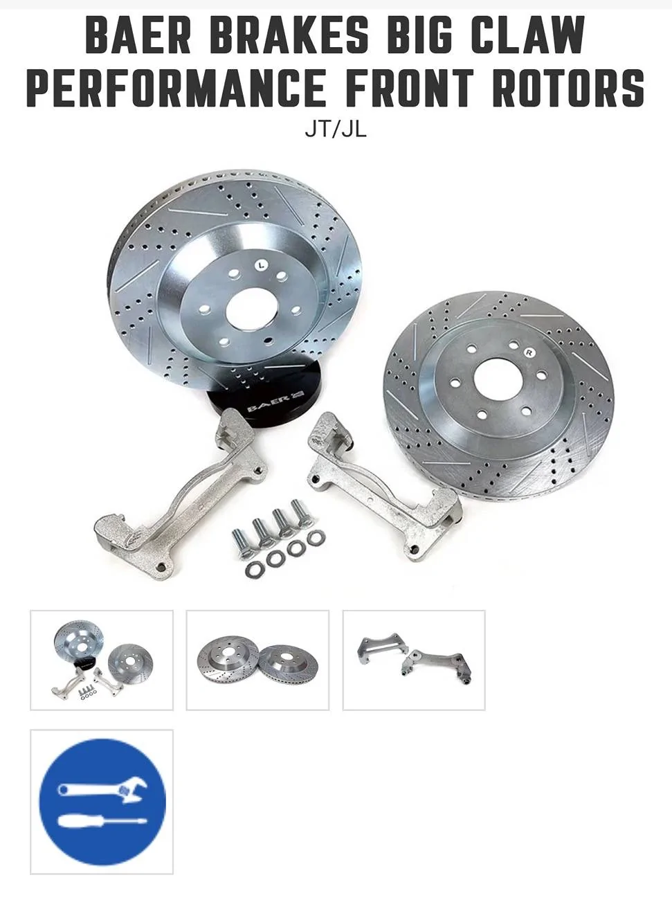 Jeep Gladiator Anyone running the Baer Big Claw rotors and relocation brackets IMG_1857