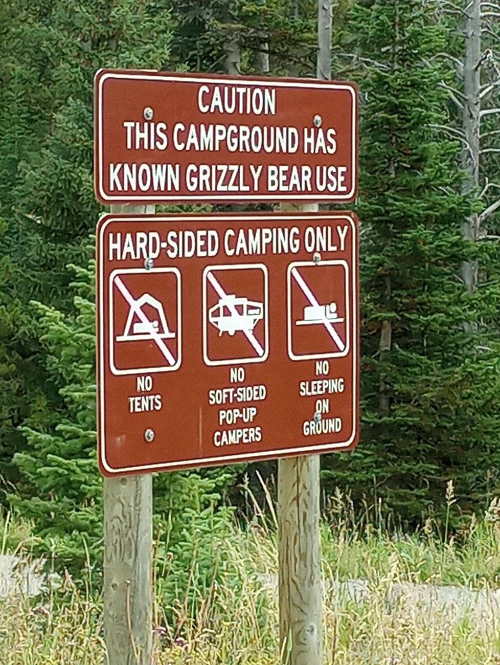 Jeep Gladiator The ANTISHANTY camper update Bear Warning Sign