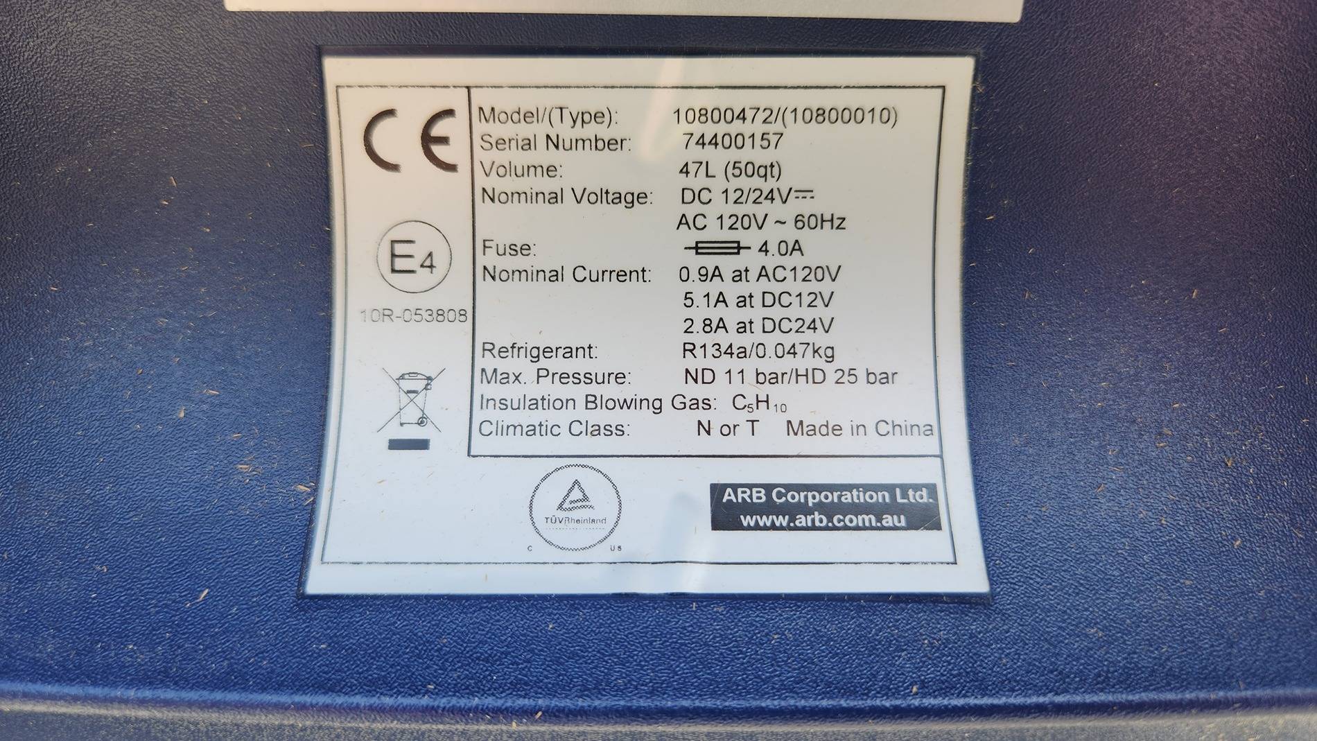 Jeep Gladiator ARB 47L FRIDGE/FREEZER WITH SLIDE $80 20250308_105933