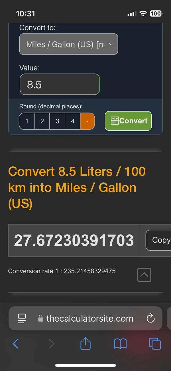 Jeep Gladiator Correct Gas Milage - Computer Dash Calculations OR Hand Calculations?? IMG_3853