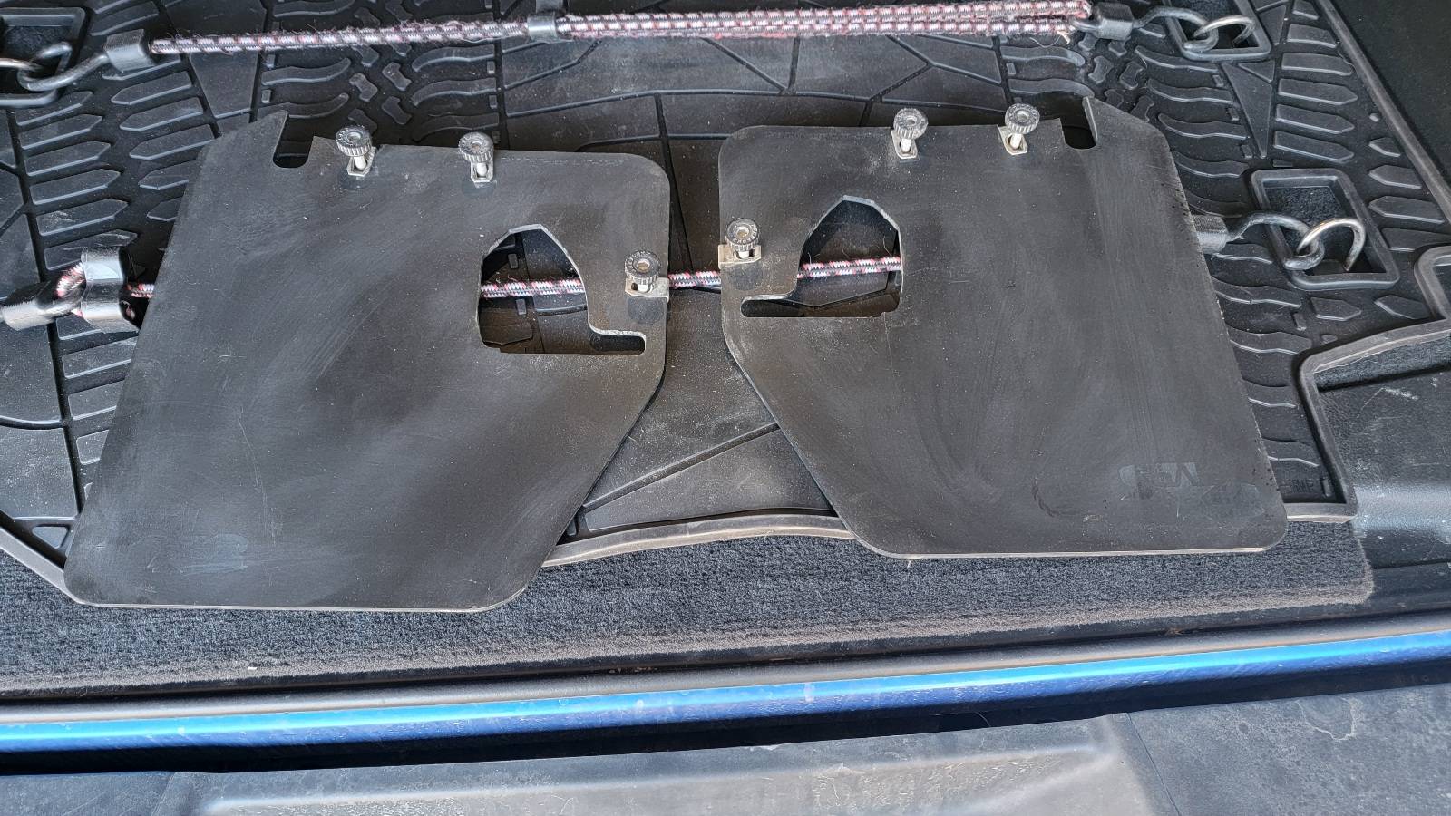 Jeep Gladiator RokBlokz front quick release mud flaps 20250309_153633