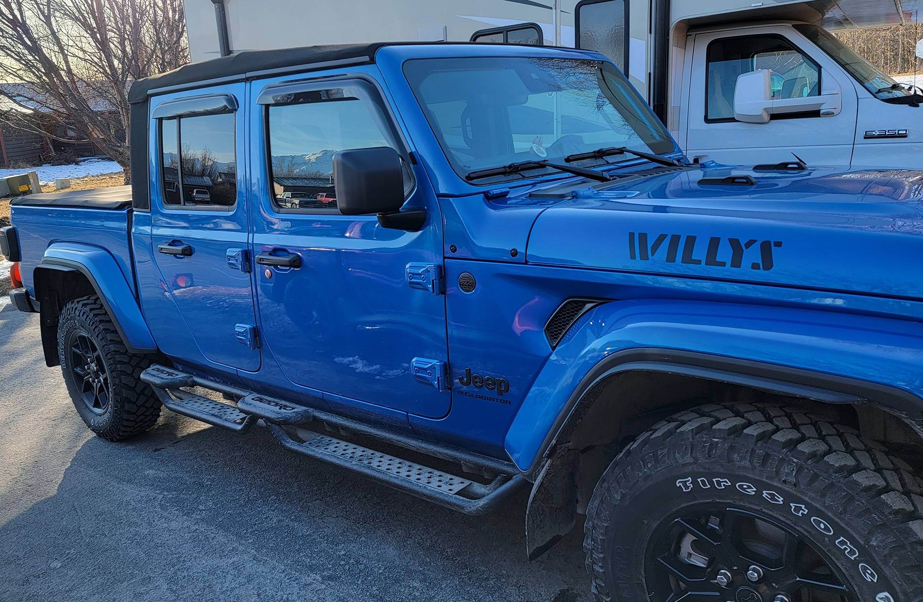 Jeep Gladiator I have never been a mud flap type but.... 20250310_174140