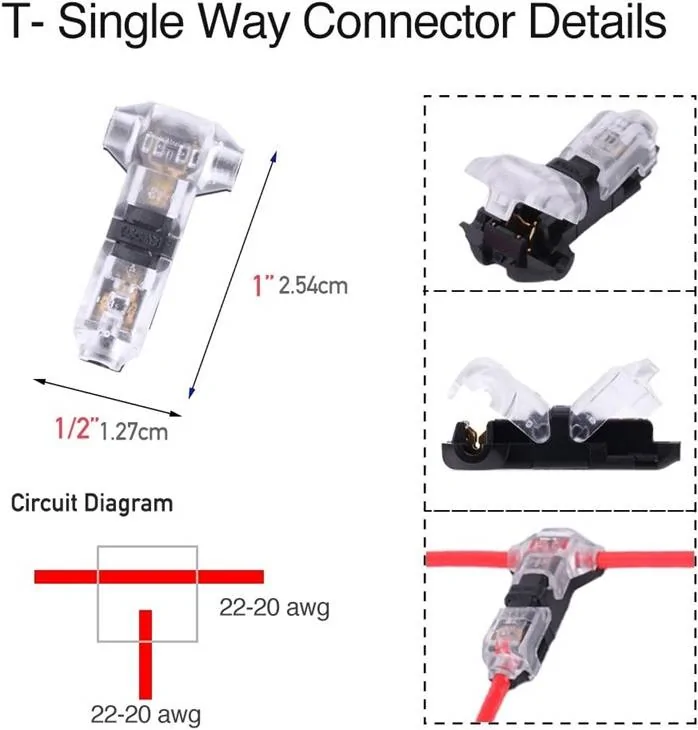 Jeep Gladiator Radar detector hard wire project 20-22 AWG Mini T-Ta