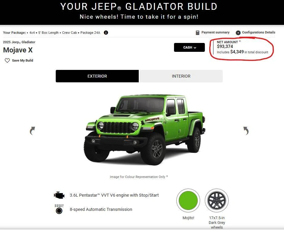 Jeep Gladiator Mojito! Now Available on Jeep Gladiator For First Time! 1741892883958-c0