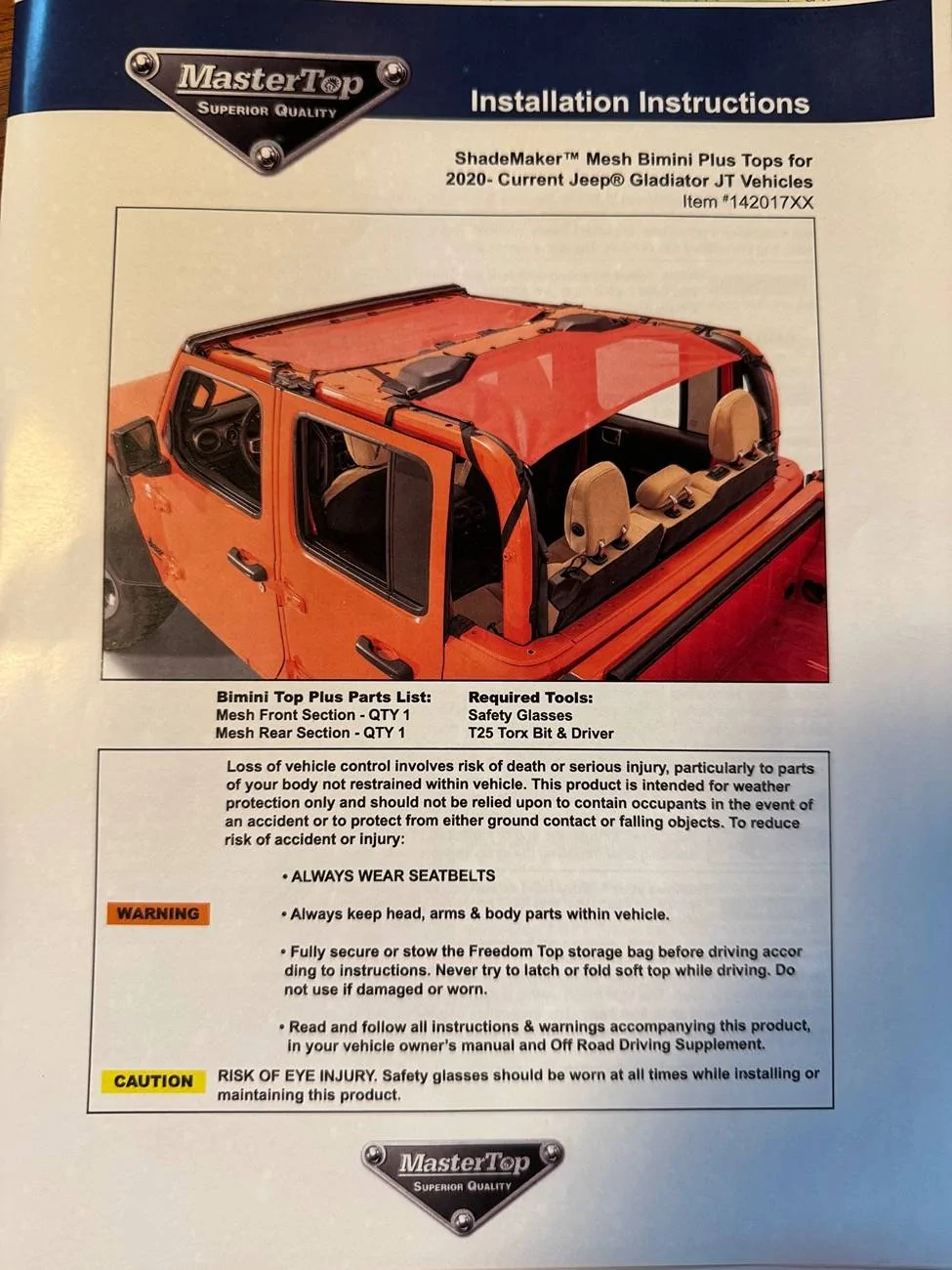 Jeep Gladiator Aftermarket - “Does not fit your xxxx Gladiator”…..List (or does it)? IMG_1986
