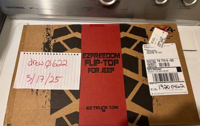 Jeep Gladiator EZ 4x4 EZ-Freedom Top Hinge and Lock, NEW IN BOX EZ2