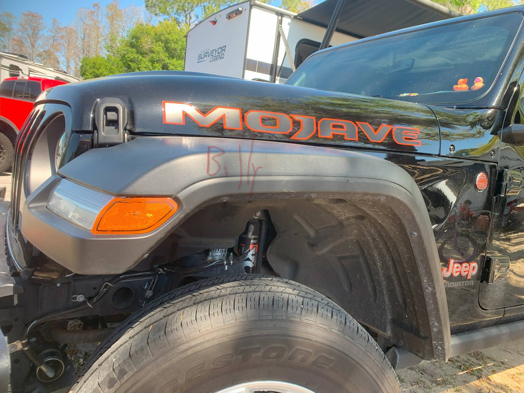 Jeep Gladiator trade mohave   high clearance LED front fenders for  lower clearance LED fenders IMG_3582