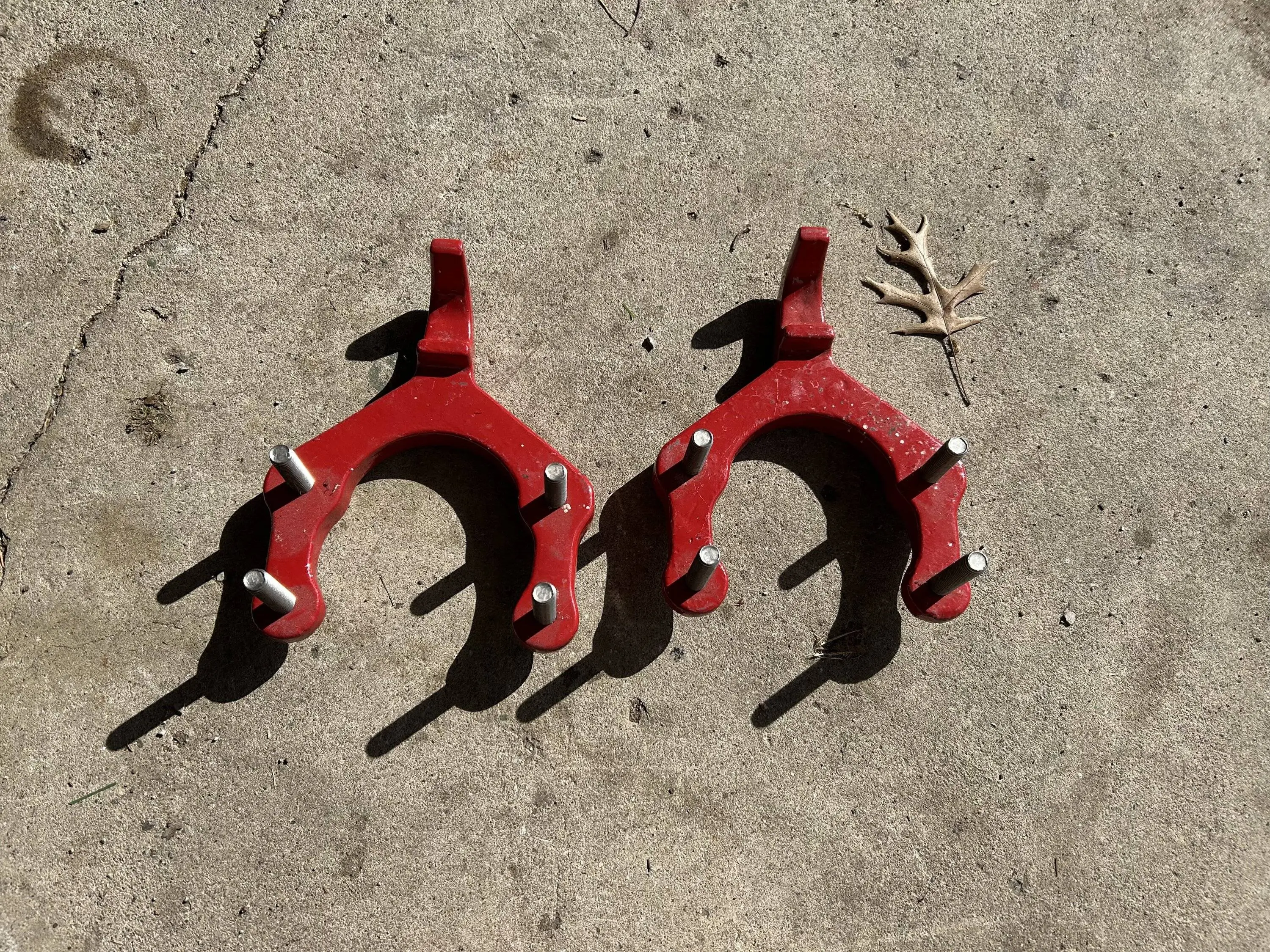 Jeep Gladiator Red Rubicon Front Tow Hooks IMG_7051