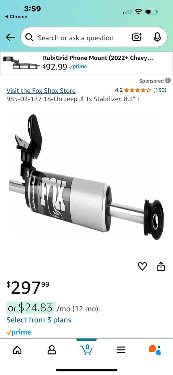 Jeep Gladiator Need help confirming correct Fox Steering stabilizer IMG_4913