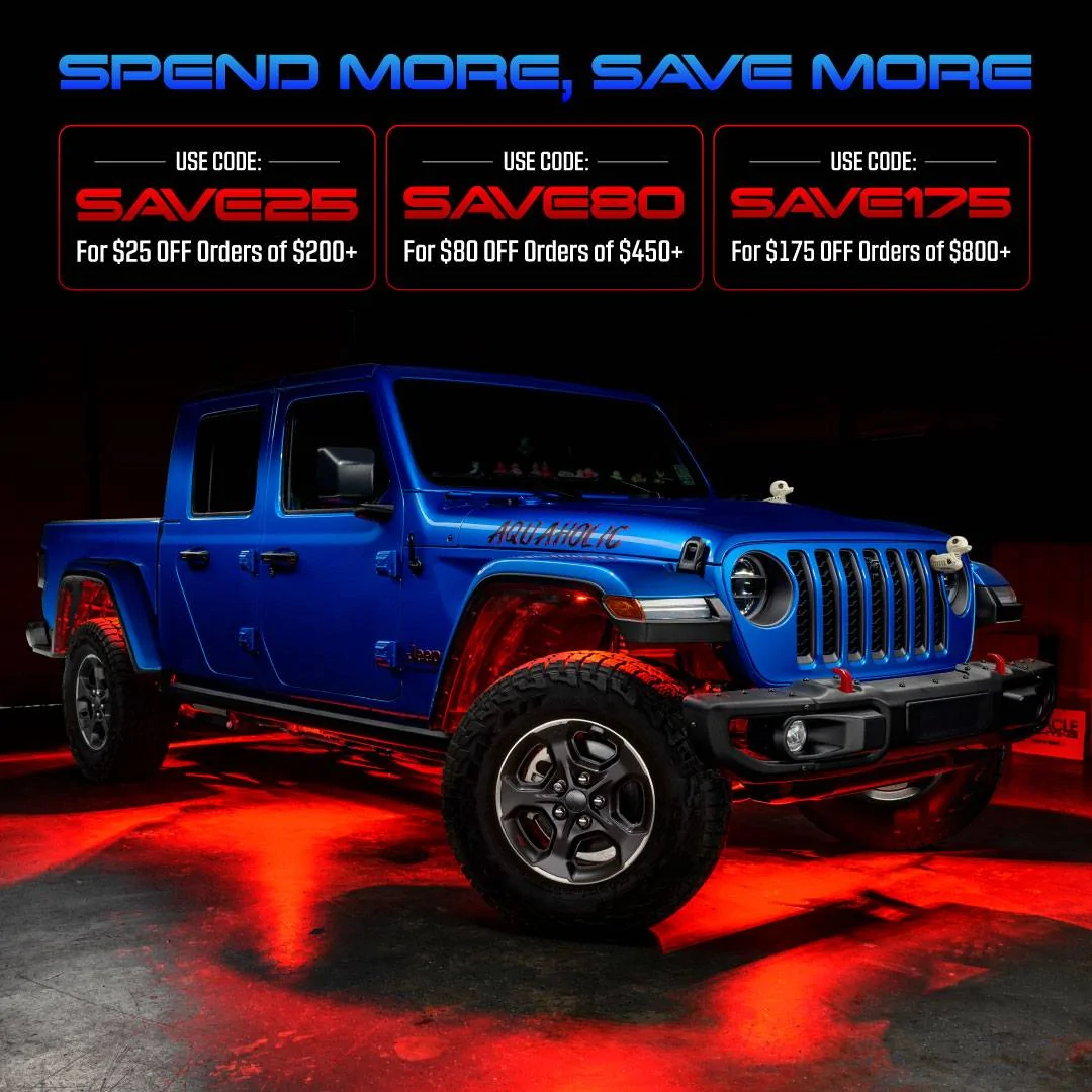 Jeep Gladiator Up to $175 OFF! Spend More, Save More!! SMSM2025-jt