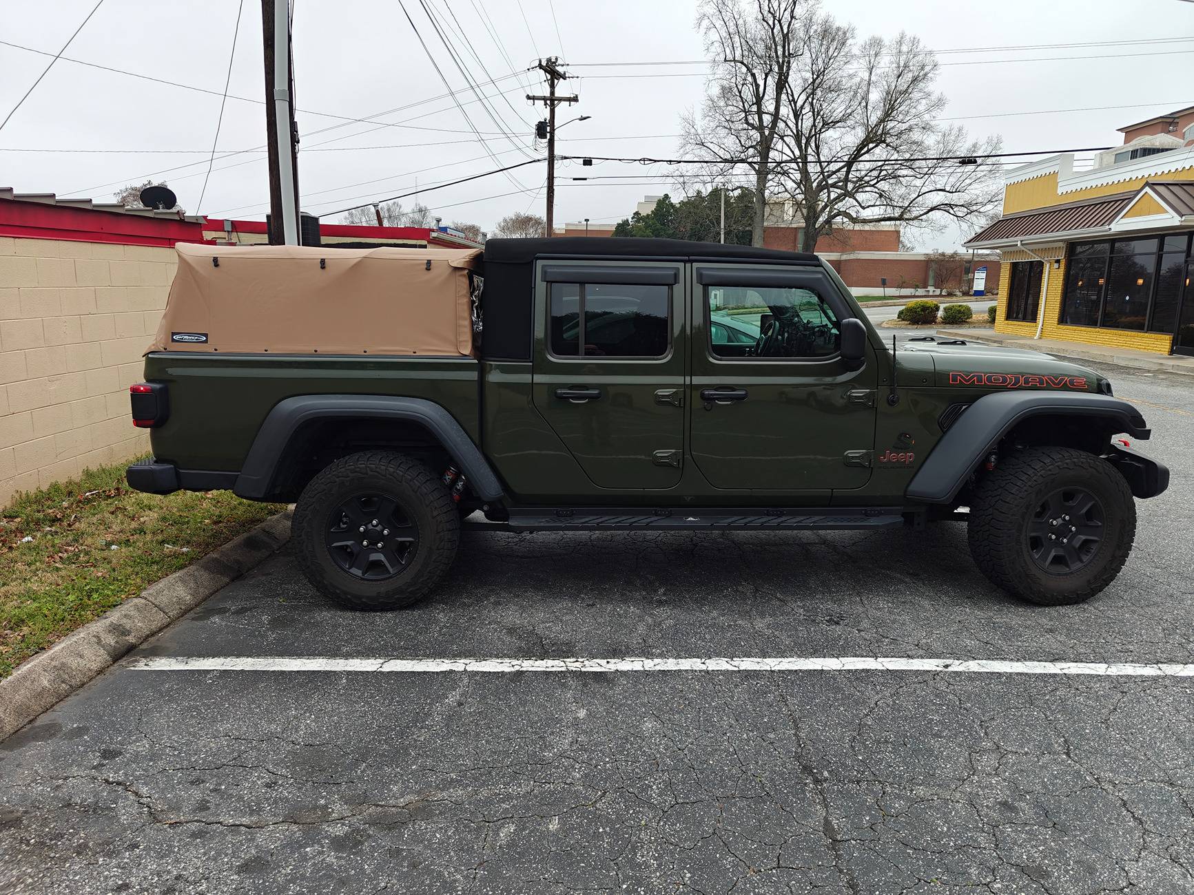 Jeep Gladiator Update with Pics - Tan Softopper vs. Premium Twill Bestop Supertop2 IMG20250315134032