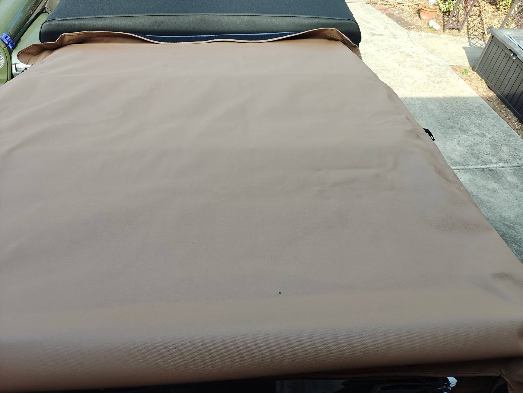 Jeep Gladiator Update with Pics - Tan Softopper vs. Premium Twill Bestop Supertop2 IMG20250314160740