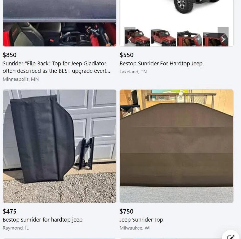 Jeep Gladiator Any Deals on Bestop Sunrider 1742587189531-46