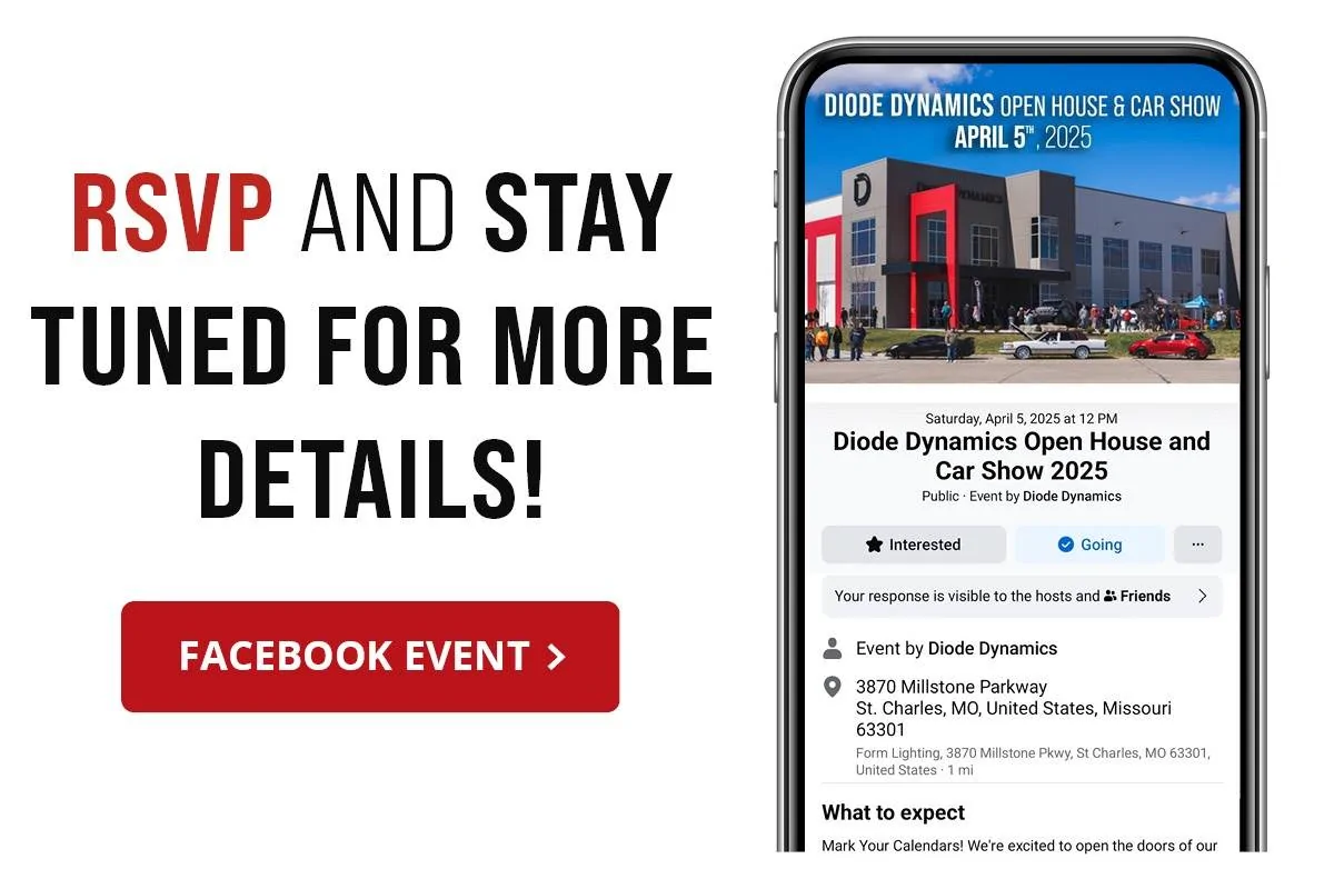 Jeep Gladiator Two Weeks Out! Diode Dynamics Open House & Car Show | April 5th, 2025 YTsYpBS