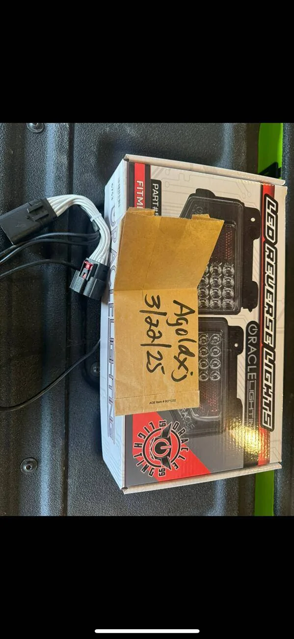 Jeep Gladiator Oracle rear bumper lights and Oem receiver hitch IMG_5395