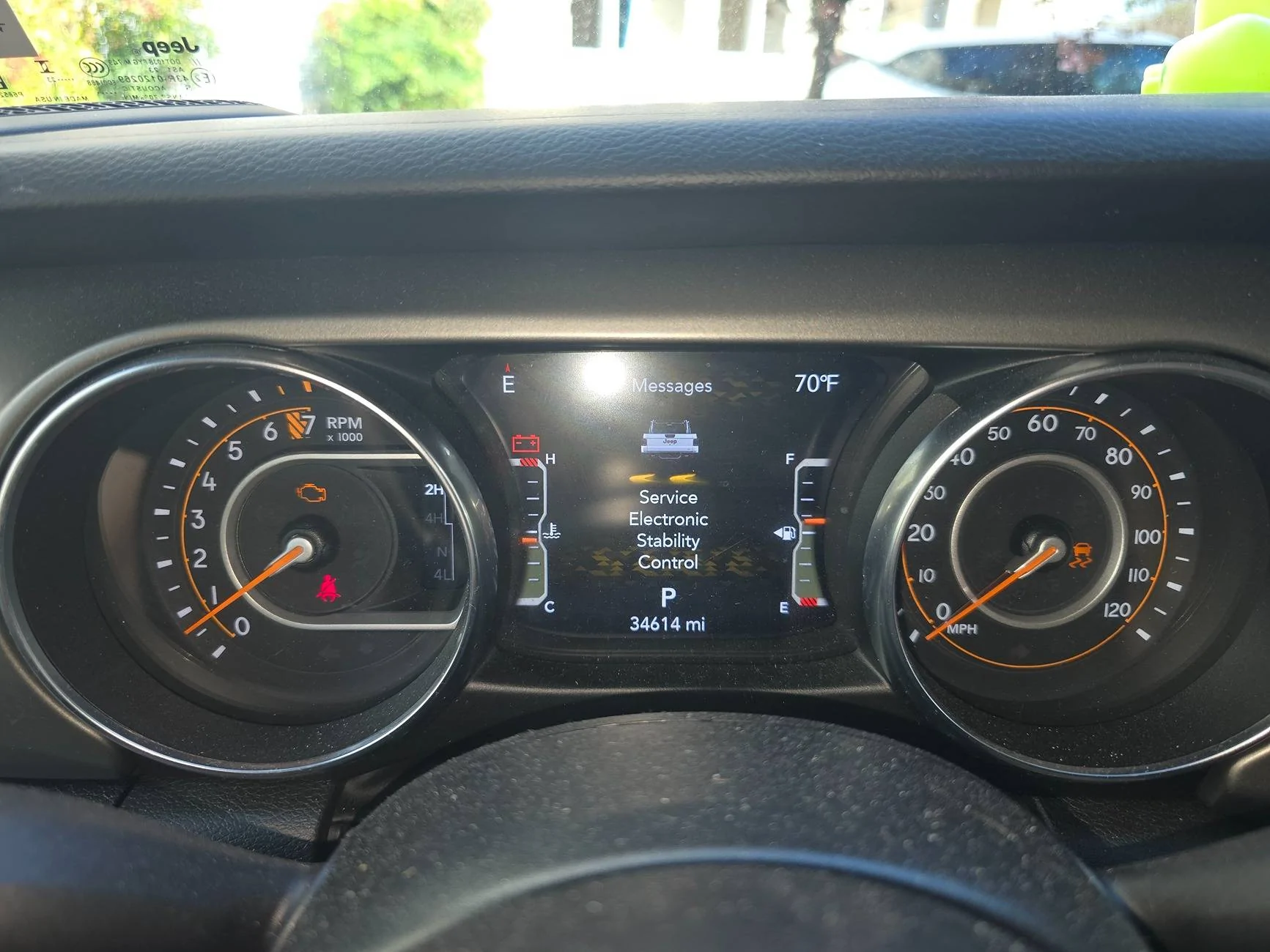 Jeep Gladiator Service Electronic Stability Control 1000004369
