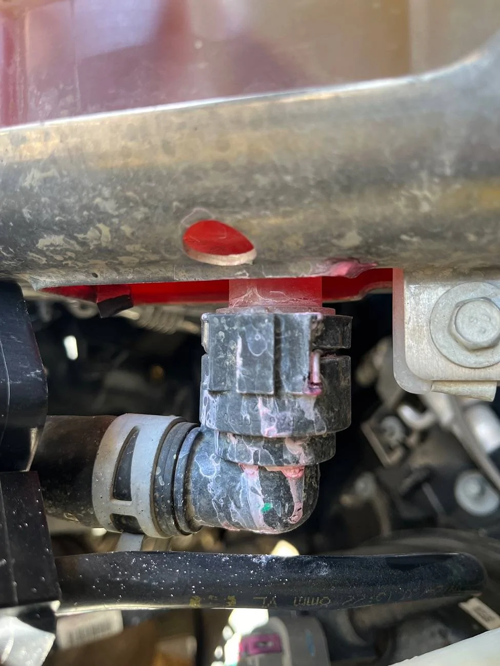 Jeep Gladiator Leaking coolant at reservoir IMG_3095