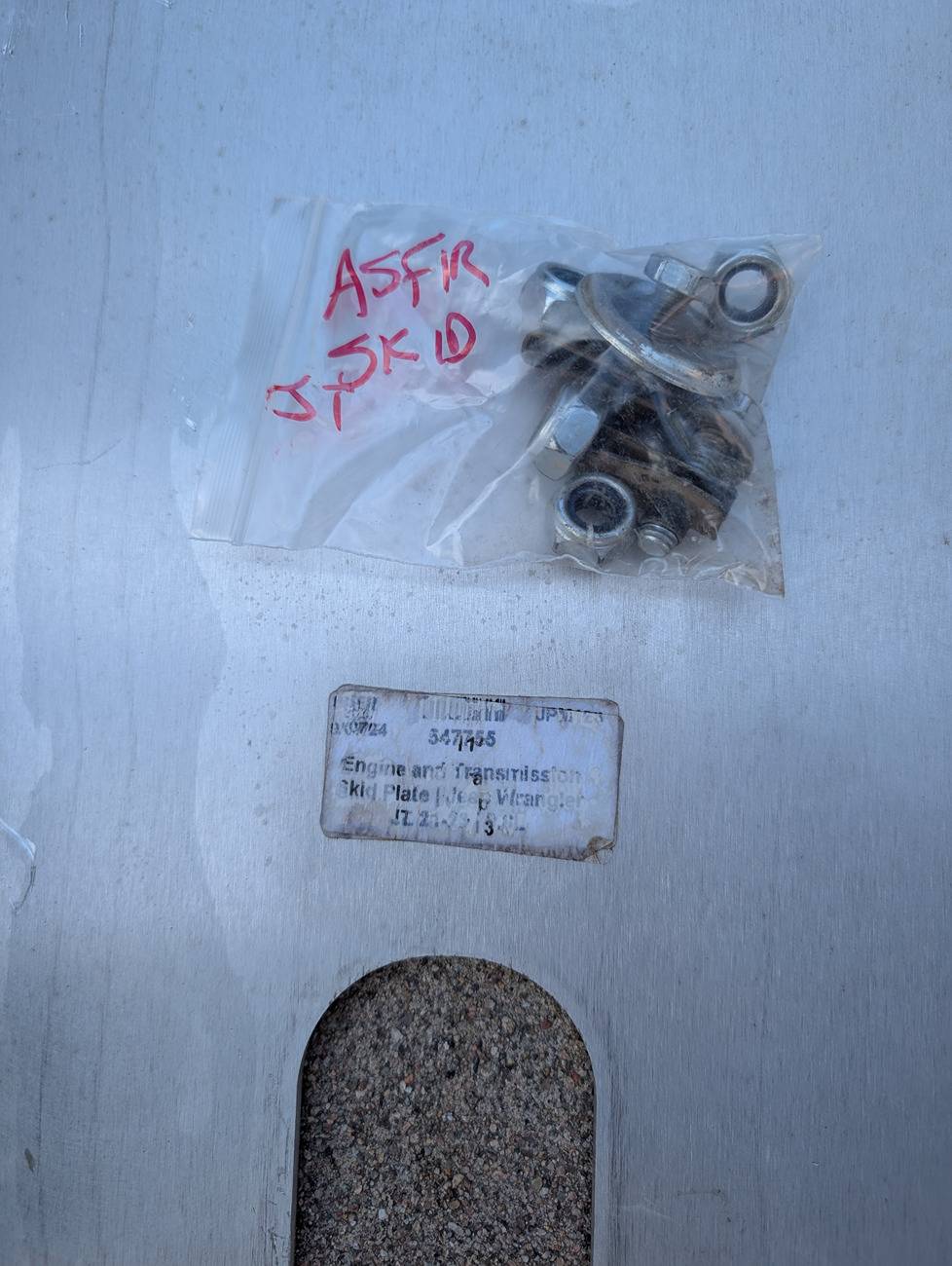 Jeep Gladiator ASFIR Engine & Transmission Skid Plate PXL_20250323_163001240