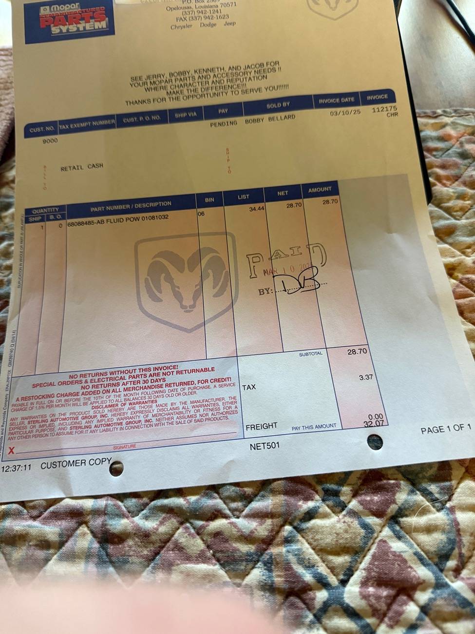 Jeep Gladiator Please Help - 2024 Gladiator Power Steering Fluid Question IMG_0503