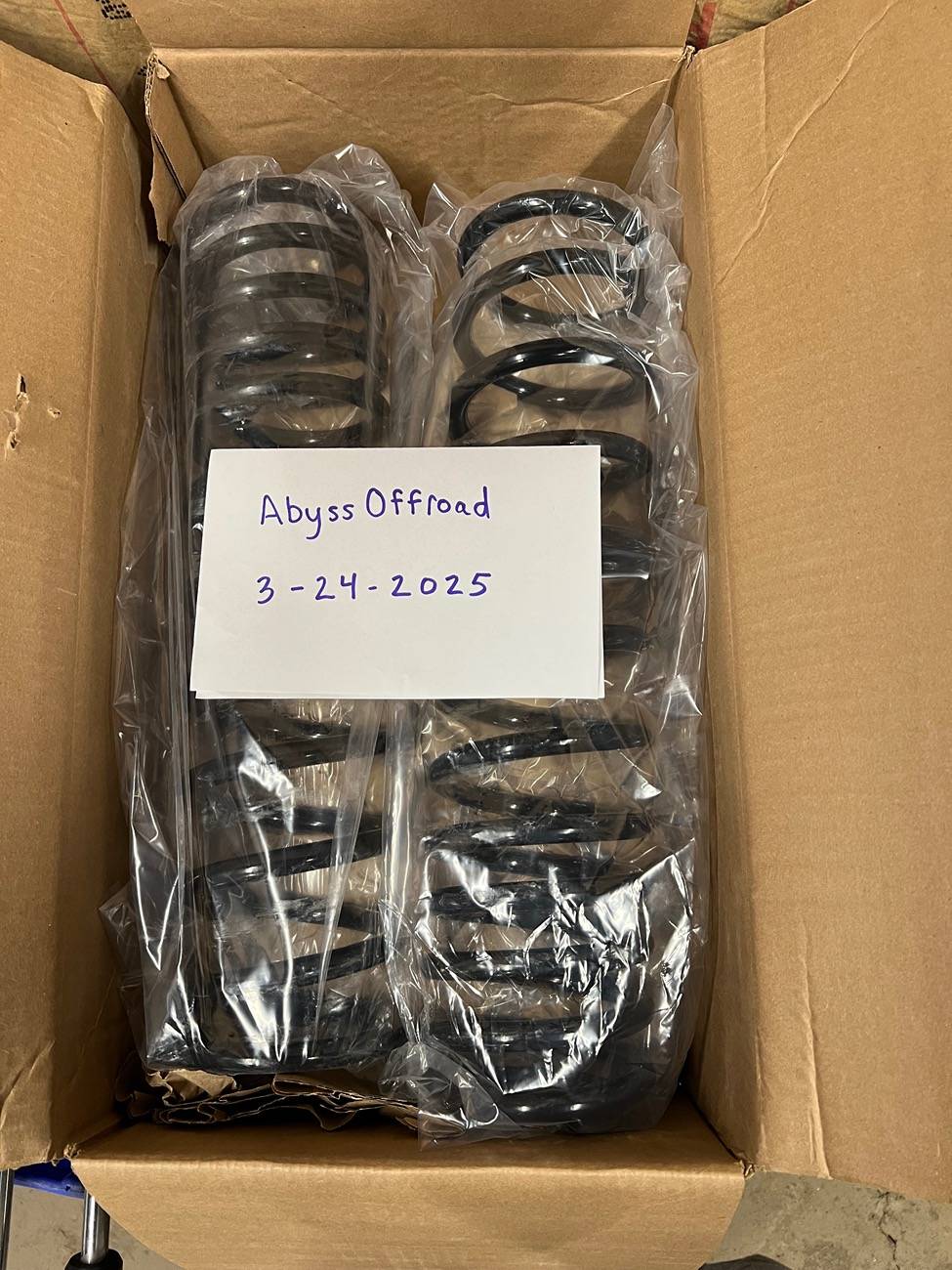 Jeep Gladiator New in Box JKS 3.5” Dual Rate Springs IMG_7277