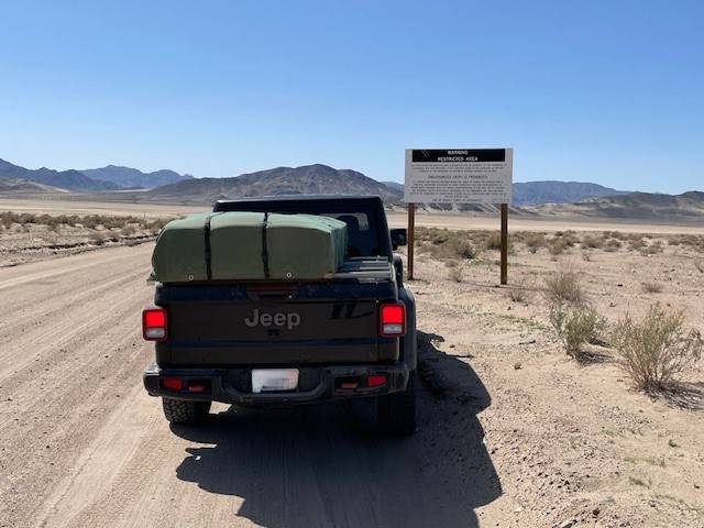 Jeep Gladiator Canvas Truck Bed Tent - King Size Mattress Tent keep out