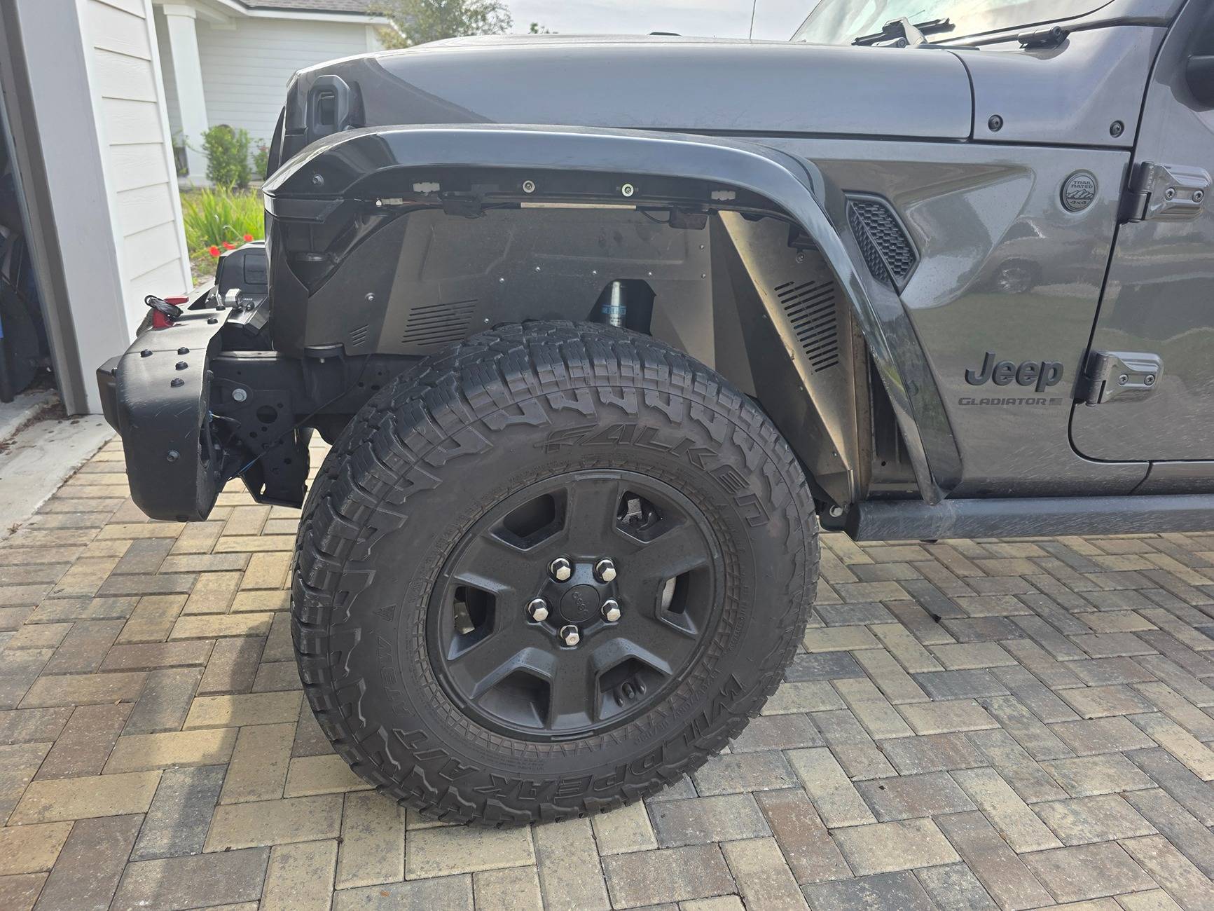 Jeep Gladiator Replacing OEM JT Rubican fenders and inner fenders 17432569425041378680395511696310