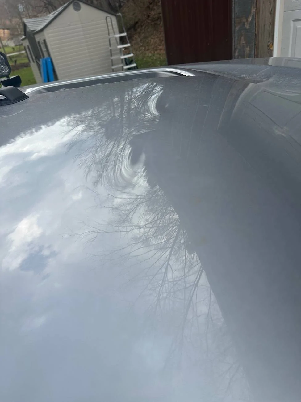 Jeep Gladiator Hood Dent and Paint crack IMG_1771
