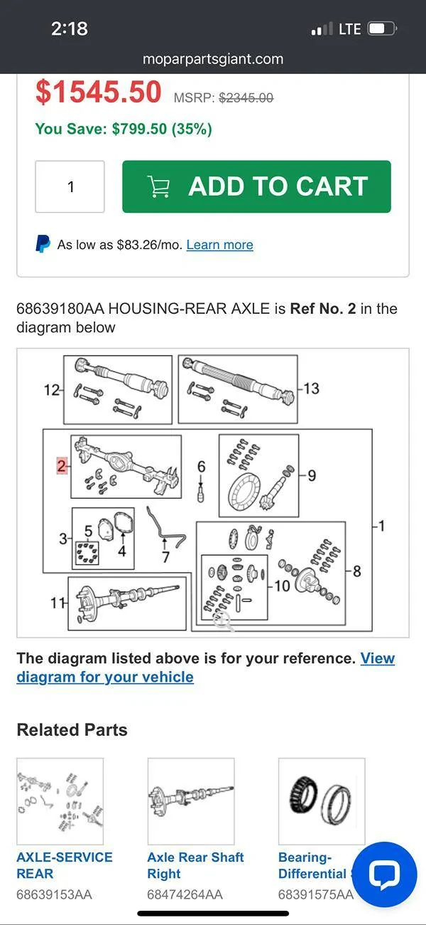 Jeep Gladiator New: Ultimate Dana 60 Semi-Float Rear Axle for JT Gladiator IMG_2439