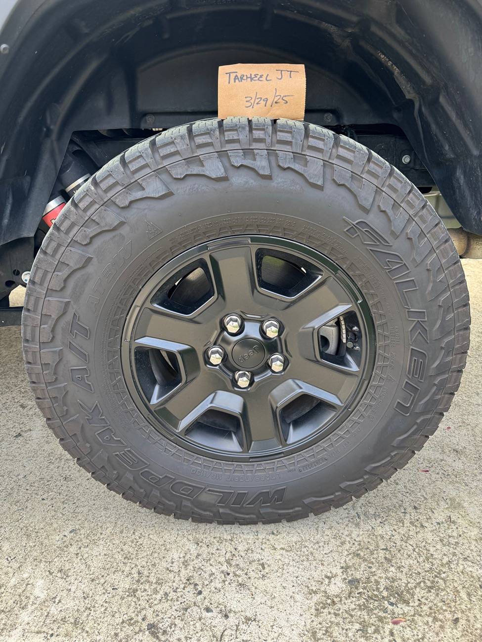 Jeep Gladiator FS - ( 4 ) Falken Wildpeak A/T AT3W Tires - Excellent Shape and Tread IMG_8794