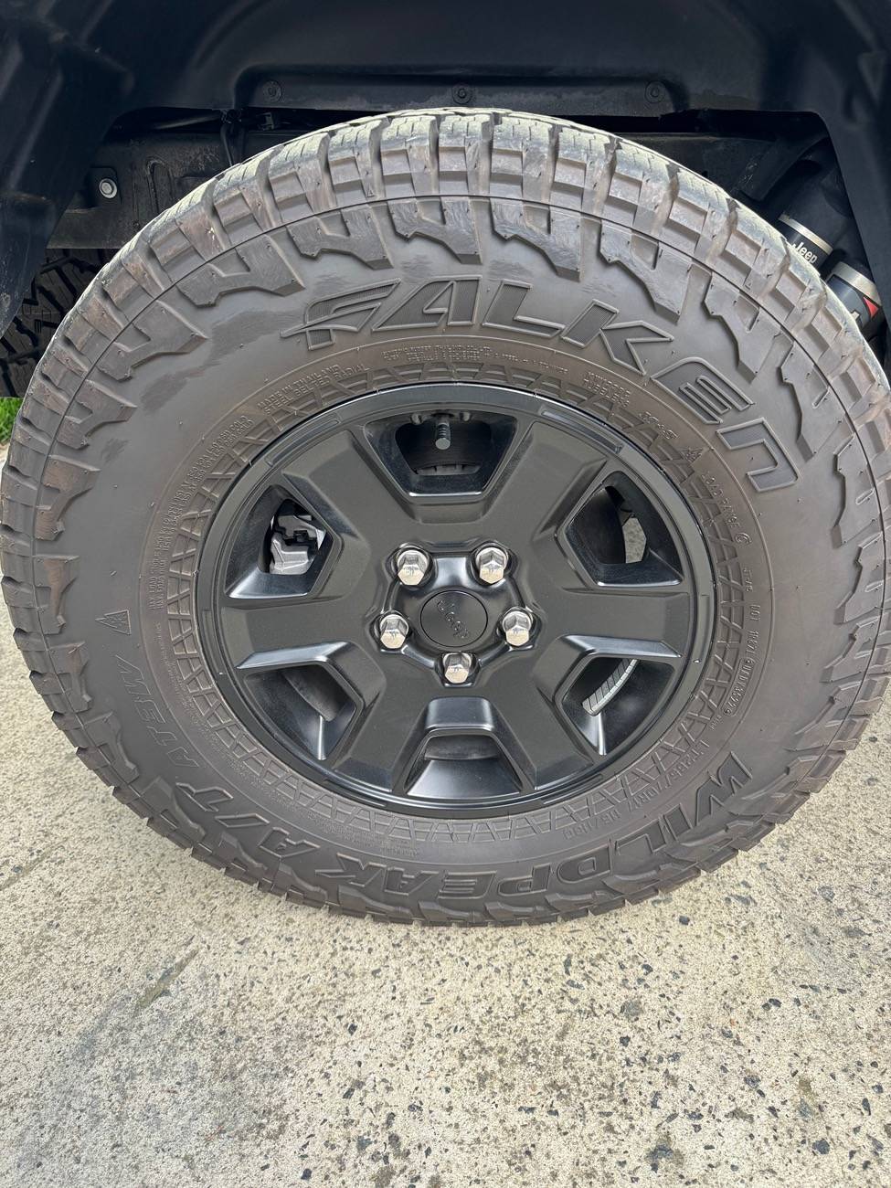 Jeep Gladiator FS - ( 4 ) Falken Wildpeak A/T AT3W Tires - Excellent Shape and Tread IMG_8800