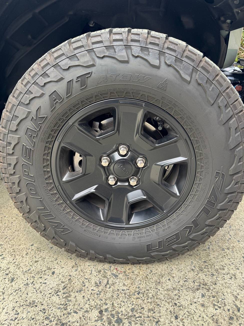 Jeep Gladiator FS - ( 4 ) Falken Wildpeak A/T AT3W Tires - Excellent Shape and Tread IMG_8798