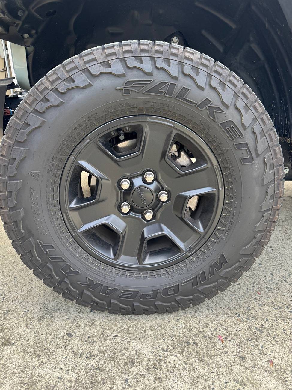 Jeep Gladiator FS - ( 4 ) Falken Wildpeak A/T AT3W Tires - Excellent Shape and Tread IMG_8796