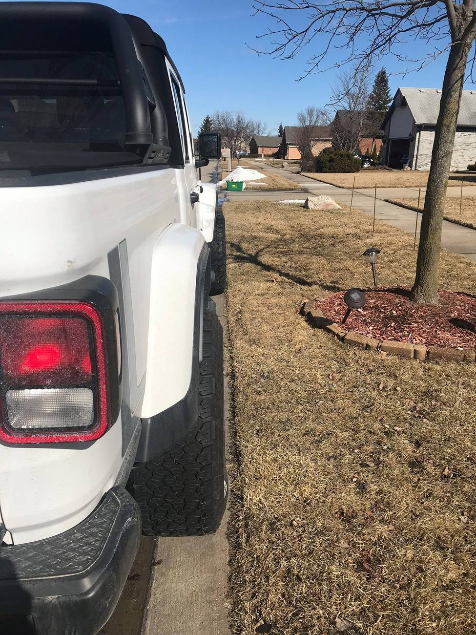 Jeep Gladiator Help Me Decide on Wheels wheel poke front and back 2