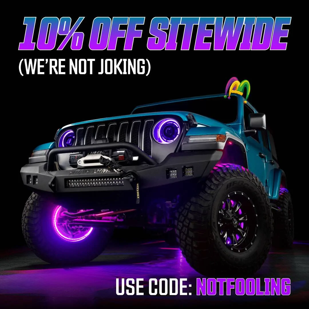 Jeep Gladiator 🚨 No Joke! 10% Off Flash Sale – Today Only! 🚨 aprilfools-social