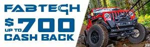 Jeep Gladiator The Fabtech and Dirt Logic Spring promotion is here! JT-fabtech-rebate-300x95