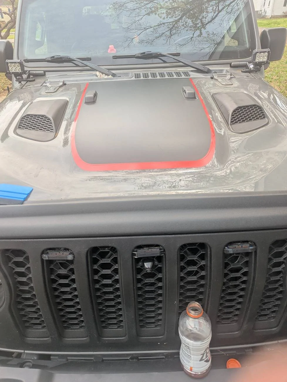 Jeep Gladiator What did you do TO your Gladiator today? [ADMIN WARNING: NO POLITICS, NO GUN TALK] hood decal 1
