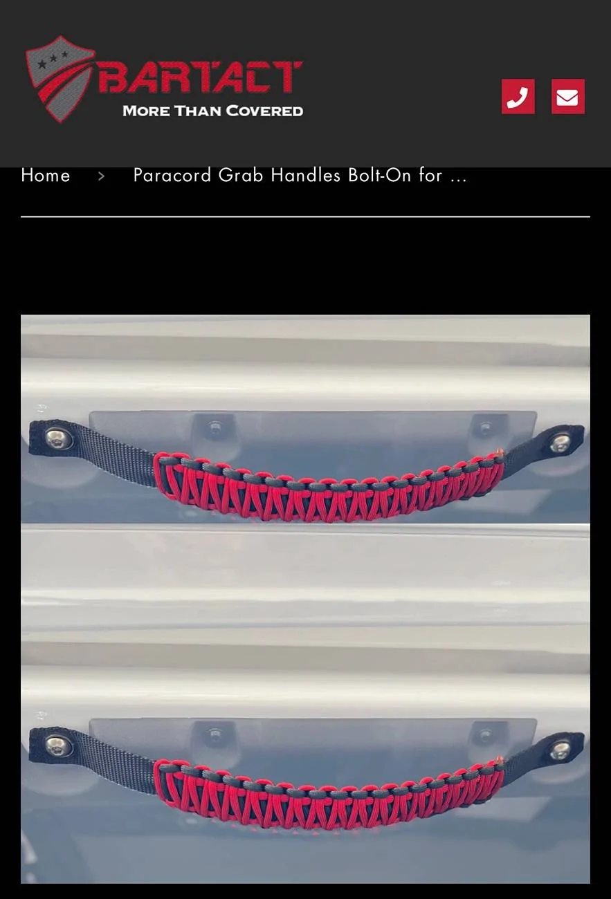 Jeep Gladiator Bartact Grab Handle IMG_6599